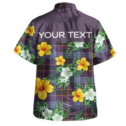 Dempster Weathered Clan Badge Tartan Hawaiian Shirt Summer Vibes Style