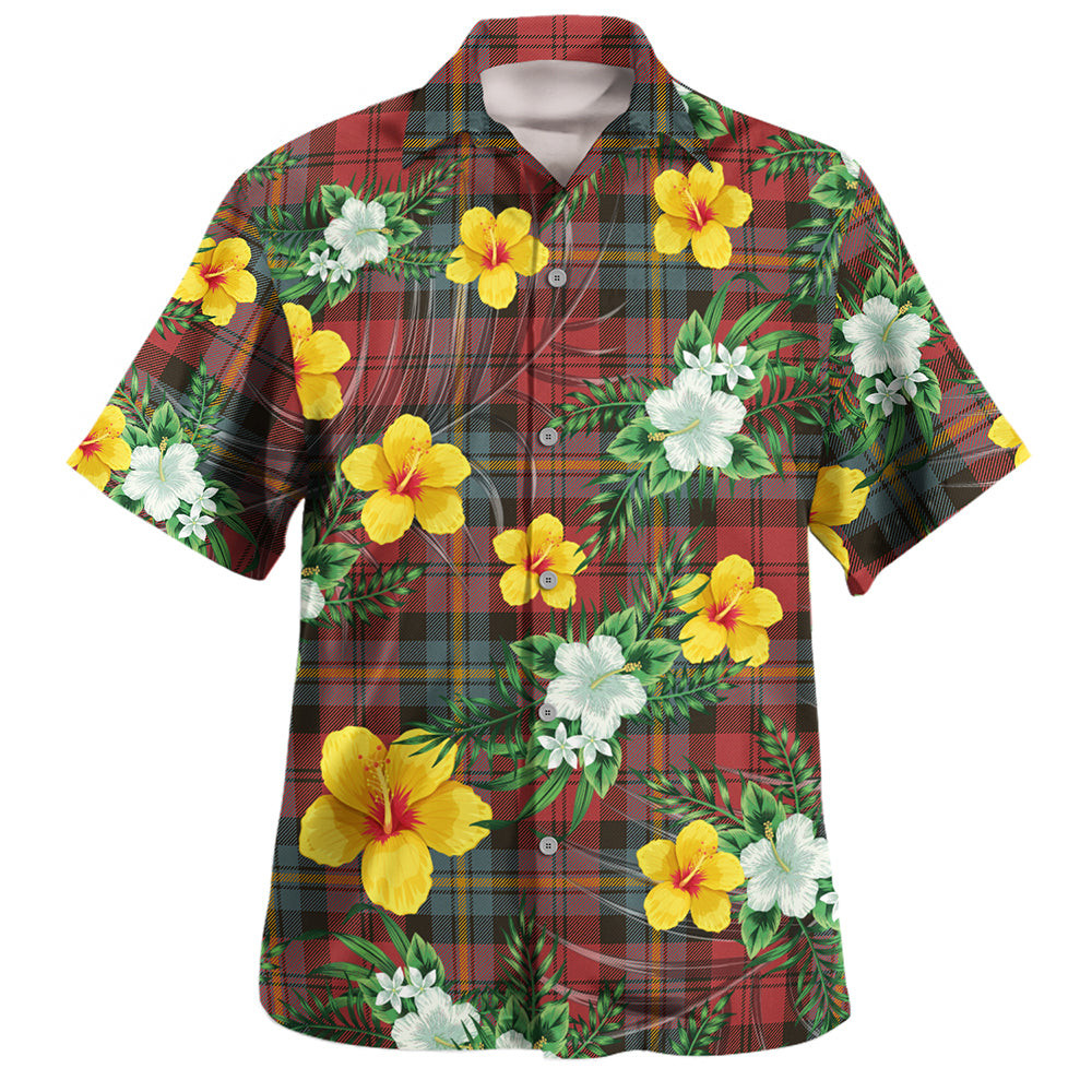 Aitken Weathered Clan Badge Tartan Hawaiian Shirt Summer Vibes Style