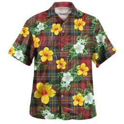 Aitken Weathered Clan Badge Tartan Hawaiian Shirt Summer Vibes Style