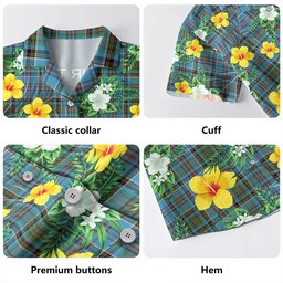 Anderson Old Modern Clan Badge Tartan Hawaiian Shirt Summer Vibes Style