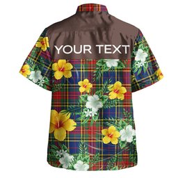 Beaton Modern Clan Badge Tartan Hawaiian Shirt Summer Vibes Style
