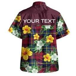Aitken Modern Clan Badge Tartan Hawaiian Shirt Summer Vibes Style