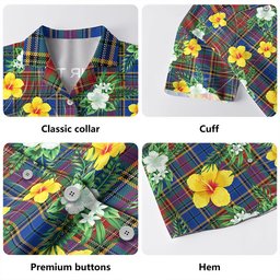 Beattie Modern Clan Badge Tartan Hawaiian Shirt Summer Vibes Style