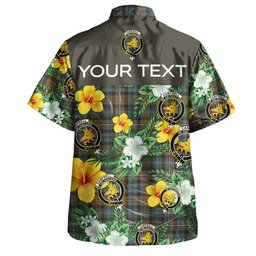 Campbell of Argyll Weathered 2 Clan Badge Tartan Hawaiian Shirt Summer Vibes Style