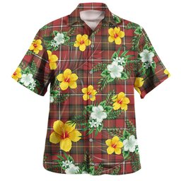 Boyd Weathered Clan Badge Tartan Hawaiian Shirt Summer Vibes Style