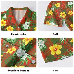 Cameron Ancient Clan Badge Tartan Hawaiian Shirt Summer Vibes Style