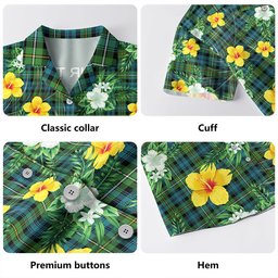 Campbell of Argyll Ancient 2 Clan Badge Tartan Hawaiian Shirt Summer Vibes Style
