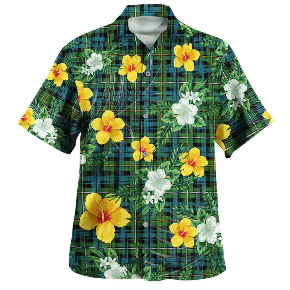 Campbell of Argyll Ancient 2 Clan Badge Tartan Hawaiian Shirt Summer Vibes Style