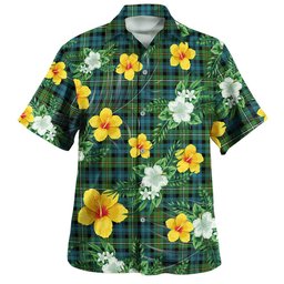 Campbell of Argyll Ancient 2 Clan Badge Tartan Hawaiian Shirt Summer Vibes Style