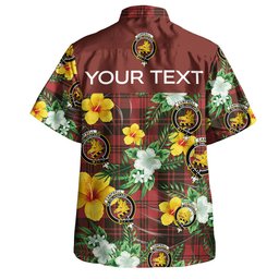 Campbell of Lochlane Weathered 2 Clan Badge Tartan Hawaiian Shirt Summer Vibes Style