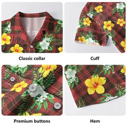 Campbell of Lochlane Weathered 2 Clan Badge Tartan Hawaiian Shirt Summer Vibes Style