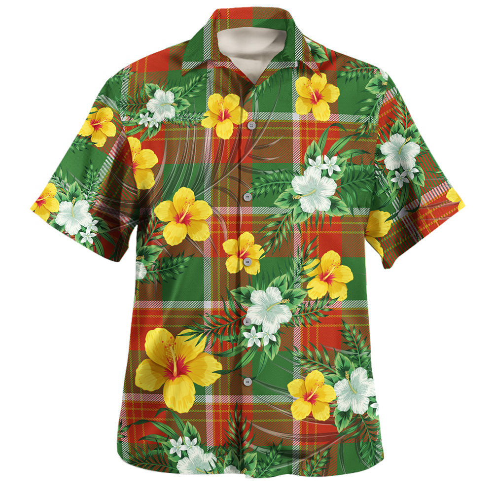 Brisbane Ancient Clan Badge Tartan Hawaiian Shirt Summer Vibes Style