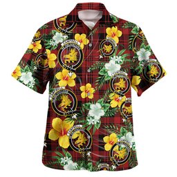 Campbell of Lochlane Modern 2 Clan Badge Tartan Hawaiian Shirt Summer Vibes Style