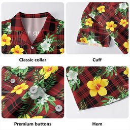 Campbell of Lochlane Modern 2 Clan Badge Tartan Hawaiian Shirt Summer Vibes Style