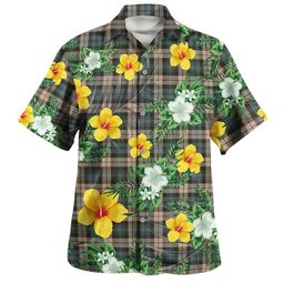 Campbell Weathered 2 Clan Badge Tartan Hawaiian Shirt Summer Vibes Style