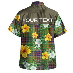Bowie Modern Clan Badge Tartan Hawaiian Shirt Summer Vibes Style