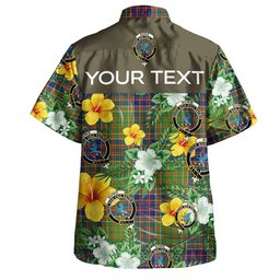 Bowie Modern Clan Badge Tartan Hawaiian Shirt Summer Vibes Style