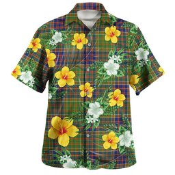 Bowie Modern Clan Badge Tartan Hawaiian Shirt Summer Vibes Style