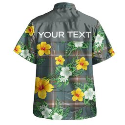 Cleland Weathered Clan Badge Tartan Hawaiian Shirt Summer Vibes Style