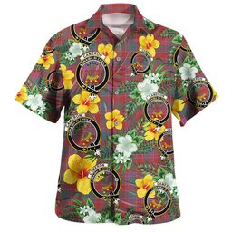 Cameron of Lochiel #2 Weathered 2 Clan Badge Tartan Hawaiian Shirt Summer Vibes Style