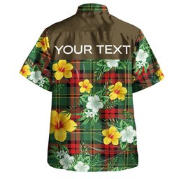 Blackstock Hunting Modern Clan Badge Tartan Hawaiian Shirt Summer Vibes Style