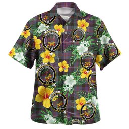 Cameron of Erracht #3 Weathered 2 Clan Badge Tartan Hawaiian Shirt Summer Vibes Style