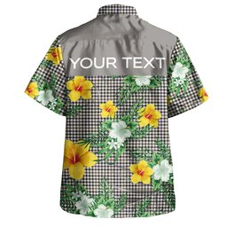 Halliday (Holliday) Weathered Clan Badge Tartan Hawaiian Shirt Summer Vibes Style