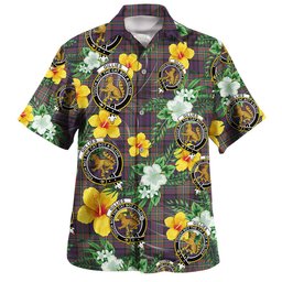 Gillies Weathered Clan Badge Tartan Hawaiian Shirt Summer Vibes Style