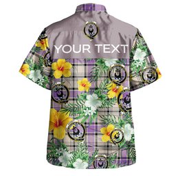 Haney Ancient Clan Badge Tartan Hawaiian Shirt Summer Vibes Style