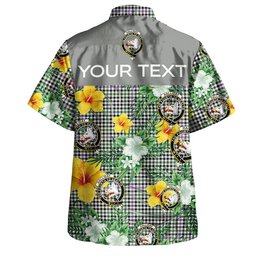 Halliday (Holliday) Ancient Clan Badge Tartan Hawaiian Shirt Summer Vibes Style
