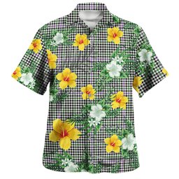 Halliday (Holliday) Ancient Clan Badge Tartan Hawaiian Shirt Summer Vibes Style