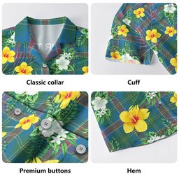 Hart Ancient Clan Badge Tartan Hawaiian Shirt Summer Vibes Style