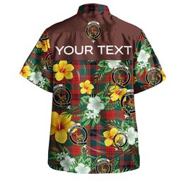 Fulton 1999 Modern Clan Badge Tartan Hawaiian Shirt Summer Vibes Style