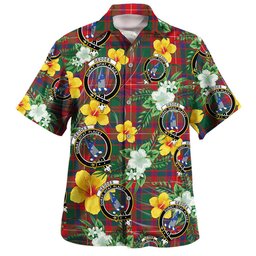 Geddes Modern Clan Badge Tartan Hawaiian Shirt Summer Vibes Style