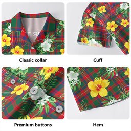 Geddes Modern Clan Badge Tartan Hawaiian Shirt Summer Vibes Style