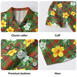Fulton 1999 Ancient Clan Badge Tartan Hawaiian Shirt Summer Vibes Style