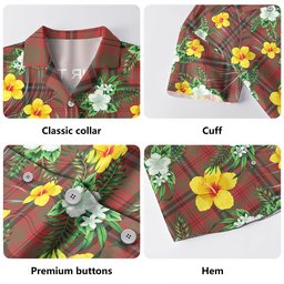 Fulton 1999 Weathered Clan Badge Tartan Hawaiian Shirt Summer Vibes Style