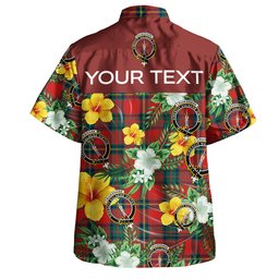 Cruikshank Modern Clan Badge Tartan Hawaiian Shirt Summer Vibes Style