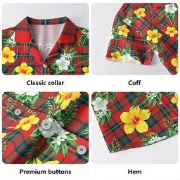 Cruikshank Modern Clan Badge Tartan Hawaiian Shirt Summer Vibes Style
