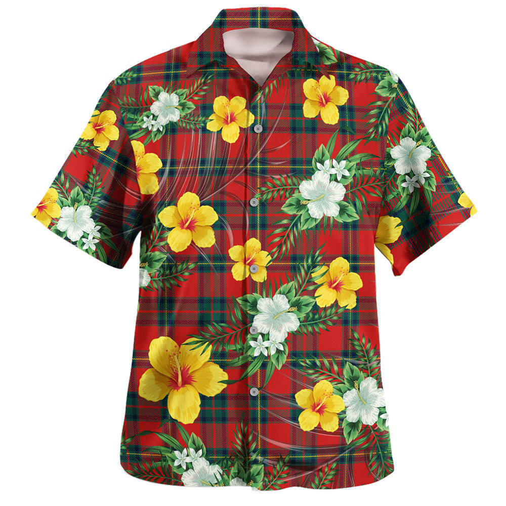 Cruikshank Modern Clan Badge Tartan Hawaiian Shirt Summer Vibes Style