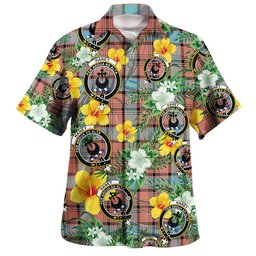 Haney Dress Ancient Clan Badge Tartan Hawaiian Shirt Summer Vibes Style