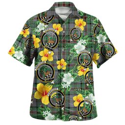 Dinwoodie Ancient Clan Badge Tartan Hawaiian Shirt Summer Vibes Style