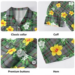 Dinwoodie Ancient Clan Badge Tartan Hawaiian Shirt Summer Vibes Style