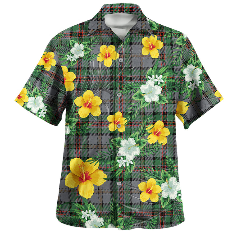 Dinwoodie Ancient Clan Badge Tartan Hawaiian Shirt Summer Vibes Style