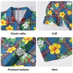 Glenn Ancient Clan Badge Tartan Hawaiian Shirt Summer Vibes Style