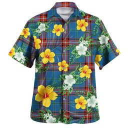 Glenn Ancient Clan Badge Tartan Hawaiian Shirt Summer Vibes Style