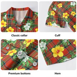 Fullarton Clan Badge Tartan Hawaiian Shirt Summer Vibes Style