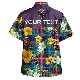 Glenn Modern Clan Badge Tartan Hawaiian Shirt Summer Vibes Style
