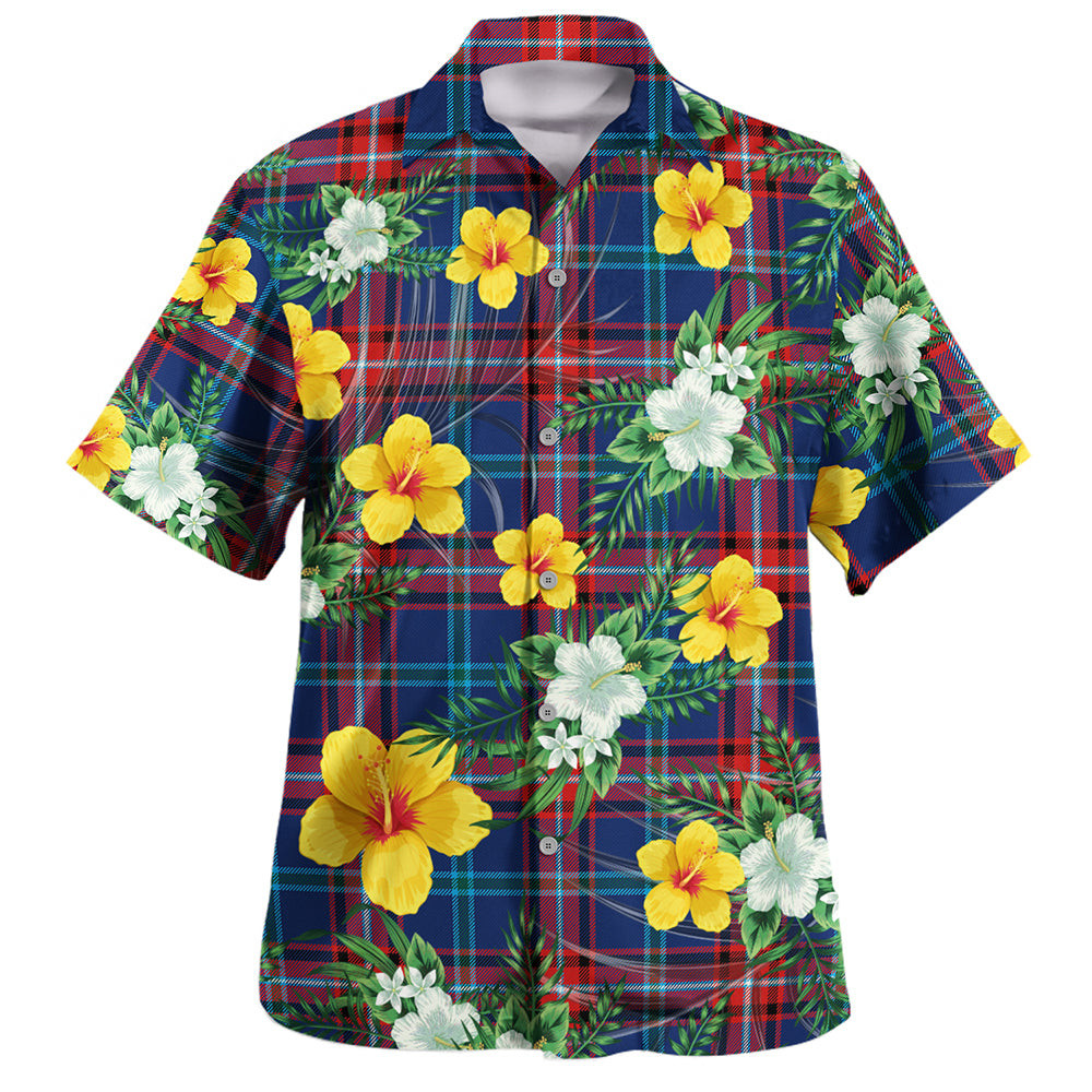 Glenn Modern Clan Badge Tartan Hawaiian Shirt Summer Vibes Style