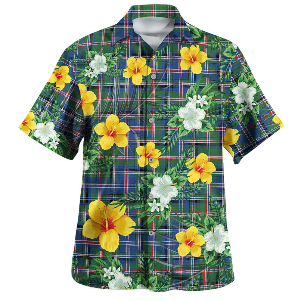 Couper (Coupar) Modern Clan Badge Tartan Hawaiian Shirt Summer Vibes Style